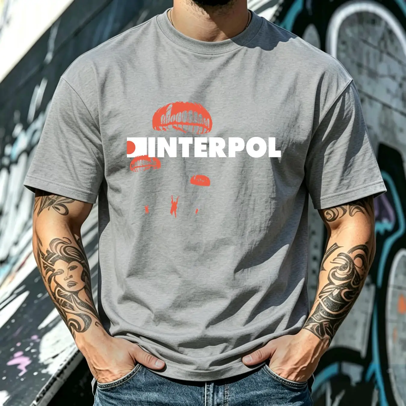 washed T Shirt Interpol band r - Streetwear Brand Vintage review and price